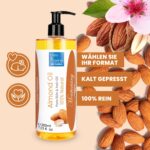 2000 ml Bio Mandelöl Kaltgepresst – Natürliche Hautpflege & Haarpflege von bleu & marine Bretania – Bild 8