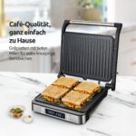 Olvy Sandwichmaker XXL – 3-in-1 Kontaktgrill mit 180° Öffnung & Temperaturregelung – Bild 9