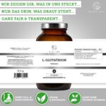 QIDOSHA L-Glutathion 500 mg – hochdosiert & reduziert, 120 vegane Kapseln – Bild 7