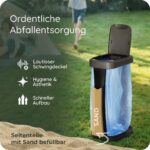 Novaliv Müllsackständer mit Deckel für 70–120L – Stabiler Gelbesack-Halter Made in Germany – Bild 3