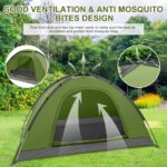 1-Personen Campingzelt HAOYAO – Leichtes Kuppelzelt mit Moskitoschutz & 3000 mm Wasserdicht – Bild 4