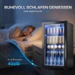 TRIUMPHKEY 90L Getränkekühlschrank mit Glastür – Kompakt & leise für bis zu 128 Dosen – Bild 7