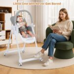 YOLEO Kinderhochstuhl 4in1 mit Spielbügel – mitwachsender Hochstuhl für Babys & Kleinkinder – Bild 8