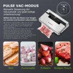 Bonsenkitchen Vakuumierer 8L/Min – Hochleistungs-Vakuumiergerät mit 5 Modi – Bild 6