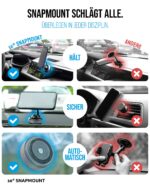 se SNAPMOUNT – Magnetische Smartphone-Halterung mit elektronischem Vakuum & MagSafe, 360° drehbar – Bild 9