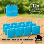 BigDean Kühlbox 24 Liter mit 12 Kühlakkus – Passive Kühlung bis 11 Stunden – Bild 5