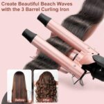 UNOBEY 5-in-1 Lockenstab-Set mit 4 austauschbaren Keramik-Fässern – Locken & Beach Waves für alle Haarlängen – Bild 3
