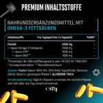 Omega-3 Fischöl 4000 mg – 300 Kapseln mit 80% Fettsäuren, EPA & DHA – GEN German Elite Nutrition – Bild 7