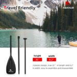 Abahub SUP Paddel 3teilig Teleskop 173–213 cm Aluminium mit PU – Verstellbar für alle Gewässer – Bild 5