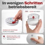 ALPENLUFT Rauchmelder 5er Set mit Smart Hub – 10 Jahre Batterie, Funkvernetzt & App-Benachrichtigungen – Bild 5