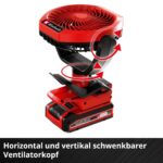Einhell Akku-Ventilator GC-CF 18/110 Li-Solo – Brushless 18V für flexiblen Innen- & Ausseneinsatz – Bild 9