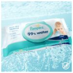 Pampers 99% Water Baby-Feuchttücher 1080er Pack – Sanfte Reinigung für empfindliche Babyhaut – Bild 3