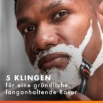 Gillette Fusion5 Power Nassrasierer für Herren – 5 Klingen für gründliche Rasur – Bild 2