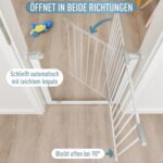 ib style Yael Türschutzgitter 73,5–81,5 cm – Klemmgitter ohne Bohren für Babys & Kleinkinder – Bild 7