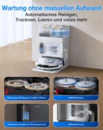 ECOVACS DEEBOT T50 PRO OMNI Gen3 Saugroboter – 25.000 Pa mit Wischfunktion & Heisslufttrocknung – Bild 5
