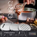 Winzbacher 5er Edelstahl Schüssel Set mit Deckel & Reibe – Rührschüssel stapelbar – Bild 5