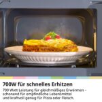 Comfee CMO-MP012ND Mikrowelle 20L – 700W kompakt für kleine Küchen & Singles – Bild 3