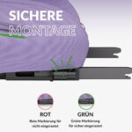 OWEN Sitzerhöhung Auto mit ISOFIX – ECE R129 geprüft für 15–36 kg | Lila – Bild 5