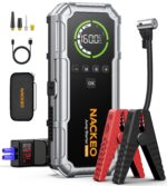 NACKEO 8000A Auto Starthilfe mit Kompressor 160PSI – 20000mAh Powerbank für 12V Fahrzeuge