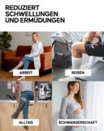 DANISH ENDURANCE Medizinische Kompressionsstrümpfe 14-18 mmHg Bio-Baumwolle – Damen & Herren – Bild 4