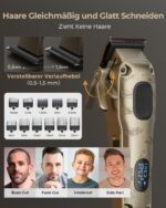 VGRPRO Profi Haarschneidemaschine & Trimmer Set – Kabellos mit Folienrasierer für Salon-Qualität – Bild 2