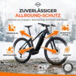 E-Bike Transportschutz Set 3-teilig – Motor, Akku & Lenker Schutzhüllen von Wheeloo – Bild 7