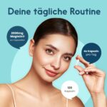 Magtein® Magnesium L-Threonate – 120 vegane Kapseln – Energie & Nervenfunktion – Bild 3