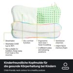 BLACKROLL Recovery Pillow Kids 50x30x6 cm – Ergonomisches Kinderkissen aus Memory-Foam – Bild 4