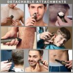 Hatteker 8in1 Bartschneider & Haartrimmer – Profi-Trimmer mit T-Klinge für Herren – Bild 3
