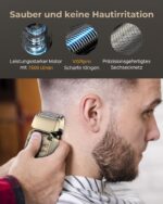 VGRPRO Profi Haarschneidemaschine & Trimmer Set – Kabellos mit Folienrasierer für Salon-Qualität – Bild 4