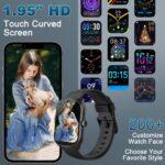 STECEi Smartwatch mit 1,95'' HD Curved-Display, 112 Sportmodi & Bluetooth-Anrufe – Fitnessuhr für Herren & Damen – Bild 4
