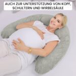 Amilian Stillkissen XXL 170 cm – Seitenschläferkissen für Schwangerschaft & Stillzeit – Bild 5