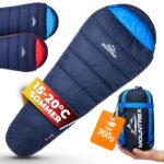 MOUNTREX Mumienschlafsack Ultraleicht 760g – Kompakter Outdoor Schlafsack für Camping & Trekking – Bild 9