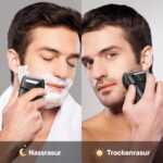 Brightup Elektrorasierer Herren mit Präzisions-Trimmer – 150 Min. Akku & USB-C Ladung – Bild 8