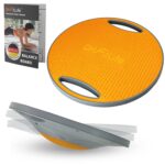 DH FitLife Balance Board Ø 42cm mit Griffen – Gleichgewichtstrainer bis 200kg