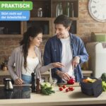 YourCasa Biomülleimer 4L mit herausnehmbarem Sieb – Geruchsdicht für die Küche – Bild 2