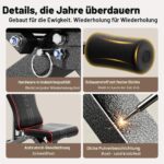 YOLEO Klappbare Hantelbank ENISO-zertifiziert – 375 kg Tragfähigkeit, 84 Positionen – Bild 7