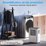 OKYUK Luftentfeuchter 12L mit digitaler Anzeige – 32dB leise Entfeuchtung für 30m² – Bild 5