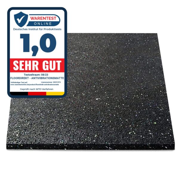 Floordirekt Premium Antivibrationsmatte 60x60cm – Schwingungsdämpfer Made in Germany