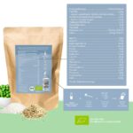 HANS Brainfood Veganes Proteinpulver 1kg – 85% Protein aus Erbse, Reis & Hanf, Bio – Bild 7