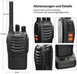 Baofeng Walkie Talkie 16-Kanal mit 1500mAh Akku – Reichweite bis 5km für Profis – Bild 6