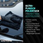 SONAX Polish & Wax Color Schwarz 500ml Set – Autopolitur mit Polierschwamm & Mikrofasertuch – Bild 5