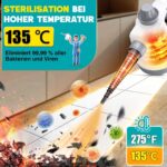 Rolipo Dampfreiniger 1050W mit 12-teiligem Zubehör – Chemiefreie Reinigung für Haushalt & Auto – Bild 2