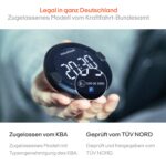 OOONO P-DISC NO2 – Elektronische Parkscheibe mit KBA-Zulassung & automatischer Zeiteinstellung – Bild 4