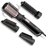 BaByliss Warmluftbürste AS200E mit Ionen-Technologie & 4 Aufsätzen – Föhnen, Glätten & Volumen für alle Haartypen
