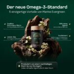 NatuRise Omega-3 Kapseln Vegan – 869mg DHA, EPA & DPA täglich – Hochdosiert – Bild 3