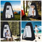 riggoo Pop-Up Duschzelt 150x150x213cm mit UV 50+ – Privatsphäre Umkleidezelt für Camping & Strand – Bild 6