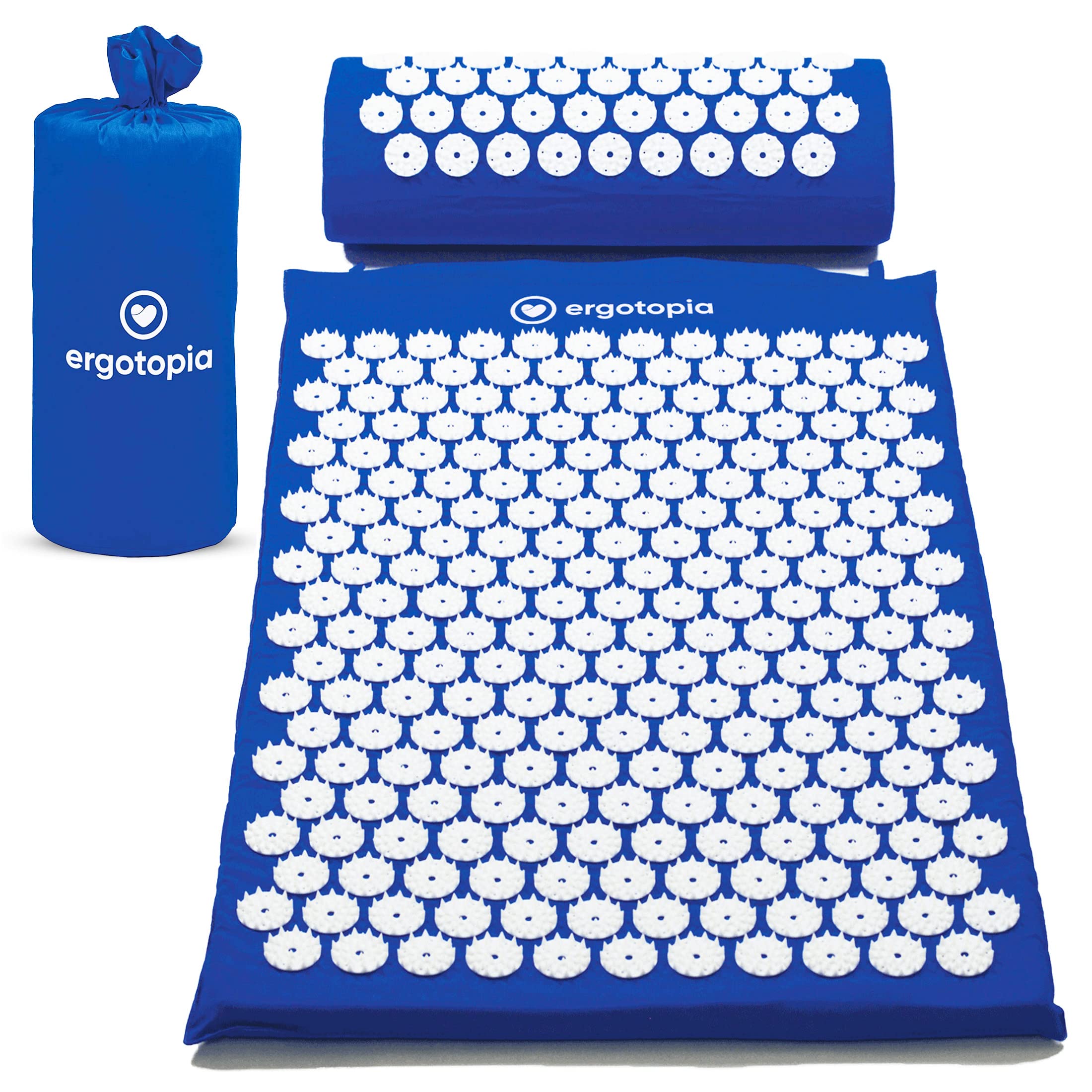 81yMQw-77rL._SY2200_.jpg Ergotopia Akupressurmatte mit Kissen – Entspannung & Durchblutung für zu Hause – Bild 1