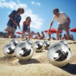 Homewit Boule Set mit 8 Metallkugeln – Profi Boccia & Petanque für Garten & Strand – Bild 7