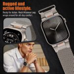 SOLOLUP Milanese Loop Magnetarmband für Apple Watch Ultra 3/2 – Edelstahl Mesh 24mm – Bild 3